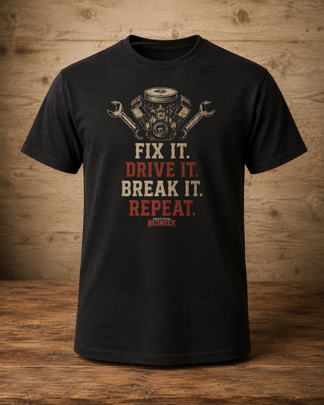 Fix It. Drive It. Break It. Repeat. Tee